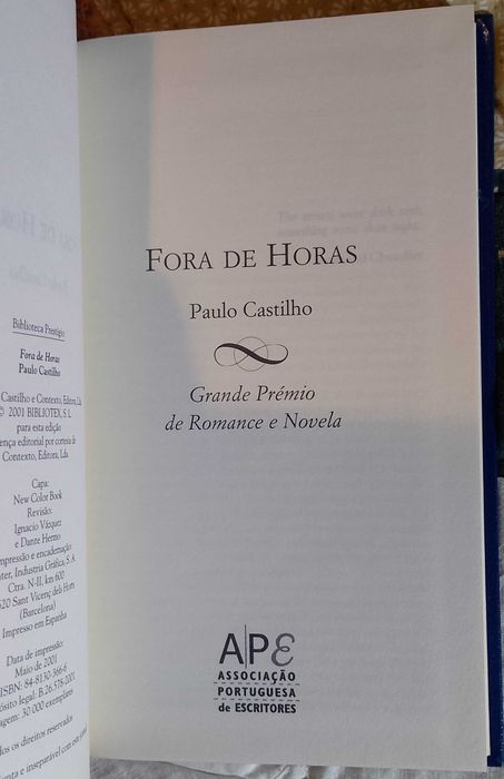 Fora de Horas, Paulo Castilho