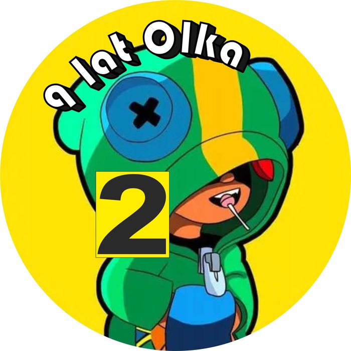Pan Opłatek na tort - BRAW STAR BÓJKA GWIAZD