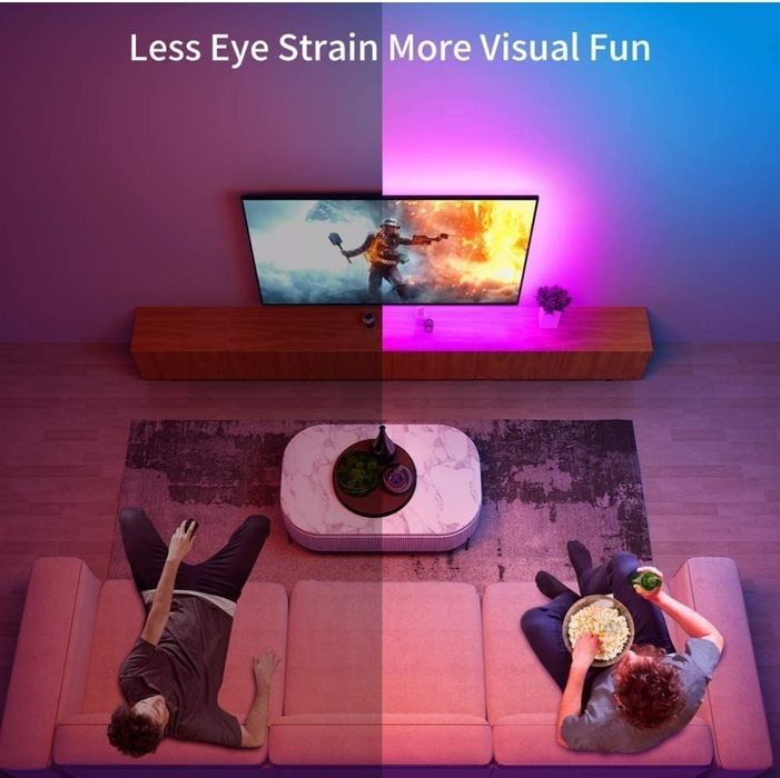 Fita LED para TV, USB 2M com Nova e com Garantia