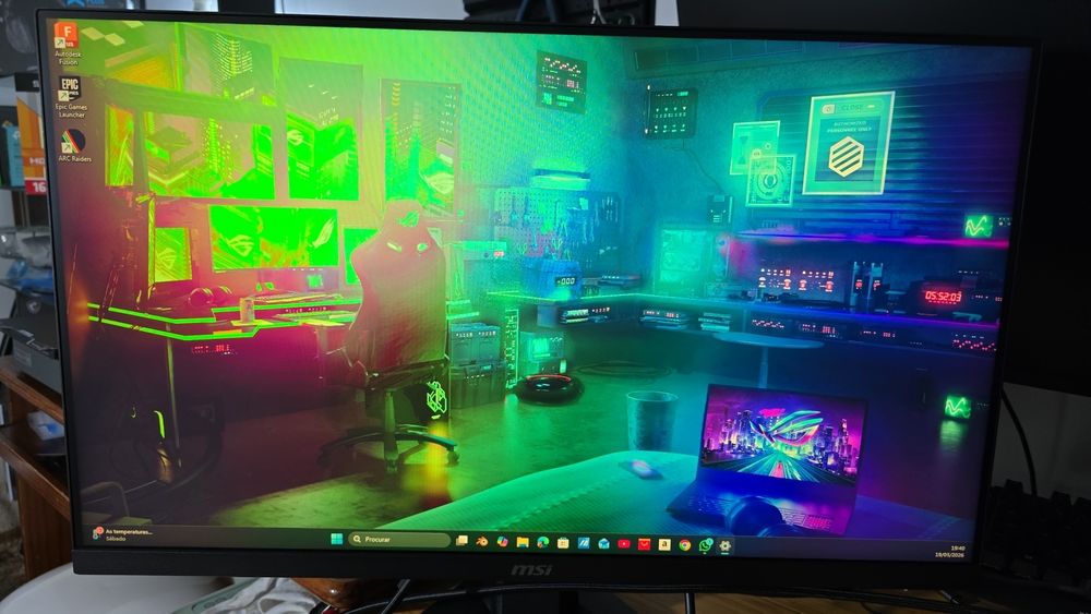 Monitor Mag 272f x24 240hz COM GARANTIA