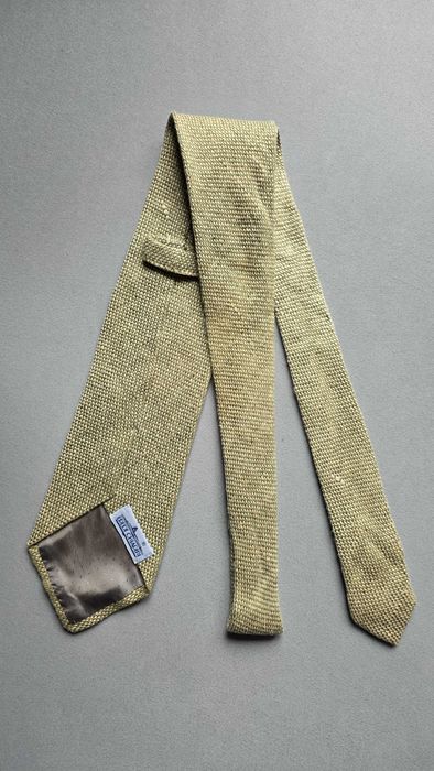 krawat lniany EREDI CHIARINI