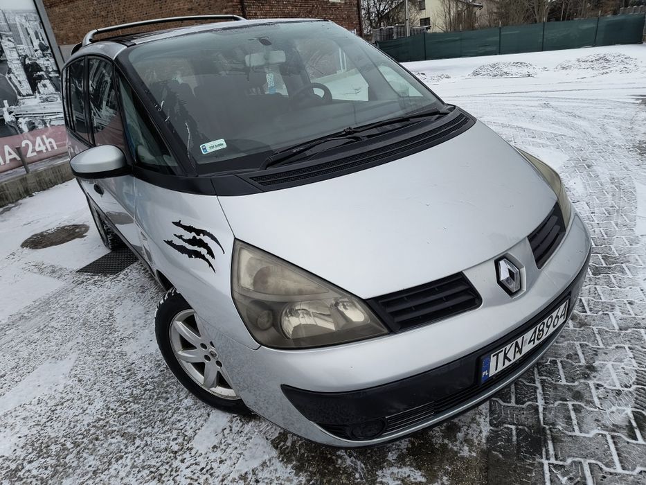 Renault Espace 1.9 DCI 120km 2003rok 7osób alufelgi 17r. Długie opłaty