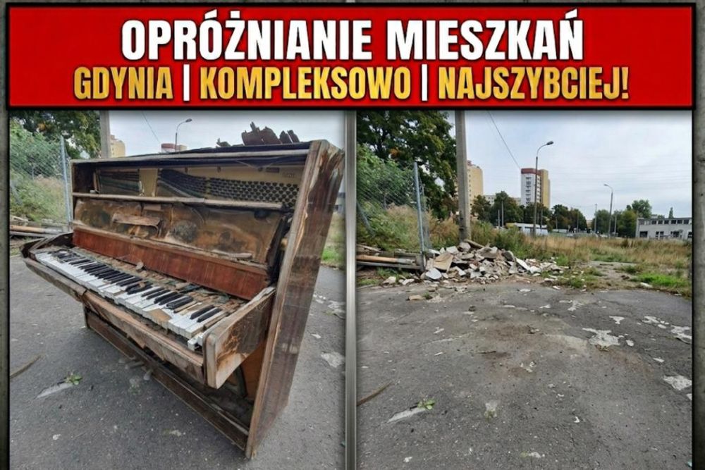 Opróżnianie Mieszkań Gdańsk Bezplatna Wycena na już  Wywóz Starych Mebli Utylizacja Mebli Tanio