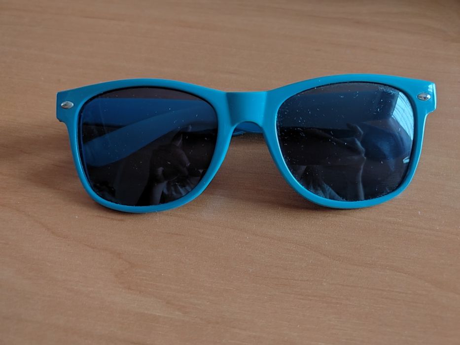 Niebieskie Okulary Przeciwsłoneczne | Kujonki Wayfarer | 2 SZTUKI | 14