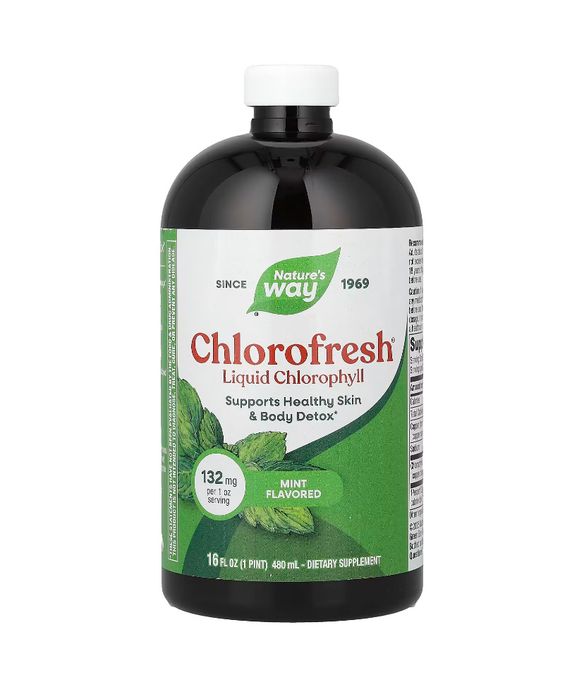 Nature´s Way, Chlorofresh, Now foods, хлорофіл в капсулах, в краплях, рідкий