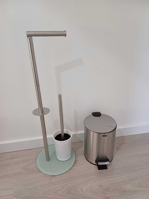 Porta Rolos com Piaçaba e Balde