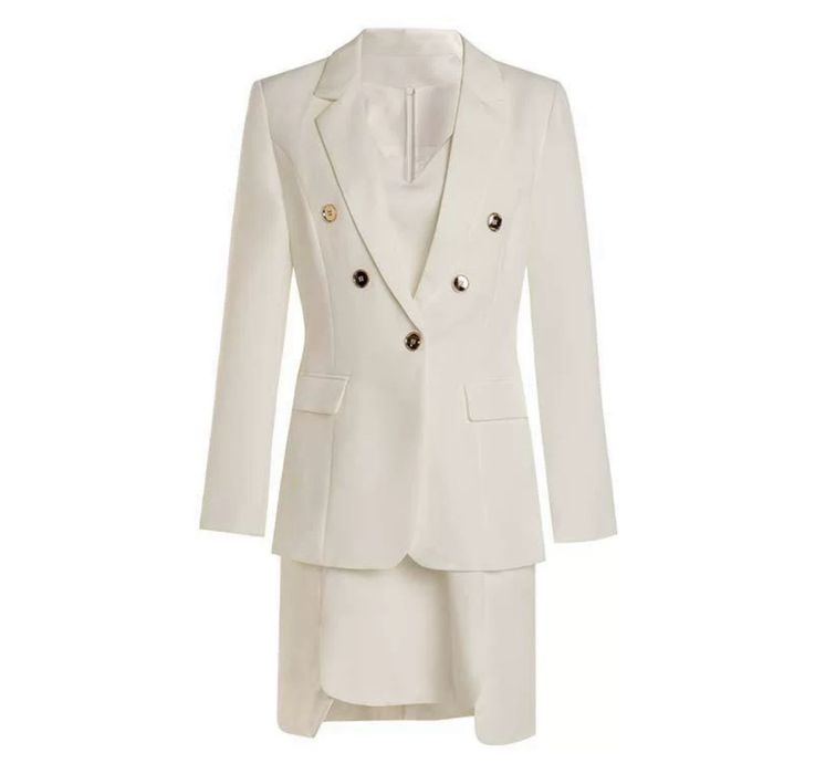 Плаття + піджак білий