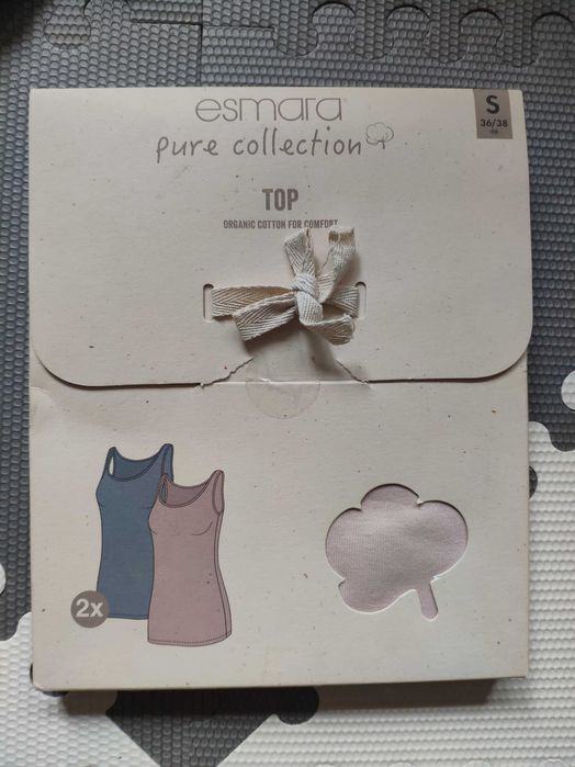 Esmara Pure Collection Top Bluzki dwie sztuki r. S 36/38 nowe