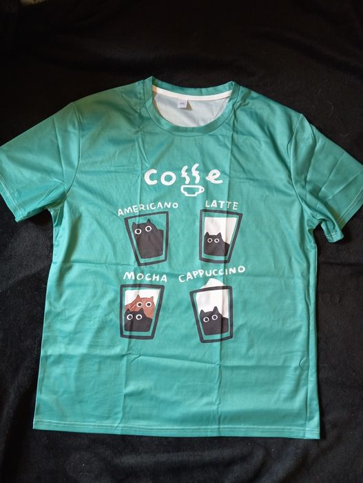 T-shirt dla miłośników  kawy unisex