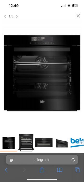 Piekarnik BEKO BVM34500B Elektryczny Czarny A Split&Cook