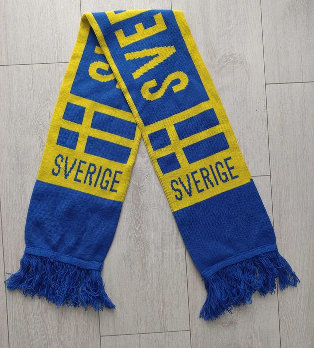 Szalik kibica reprezentacja Szwecja "Sverige"