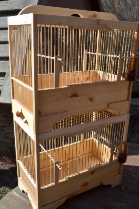 Drewniane KLATKI dla Ptaków śpiewających