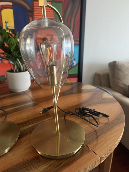 Candeeiros de mesa Zara home