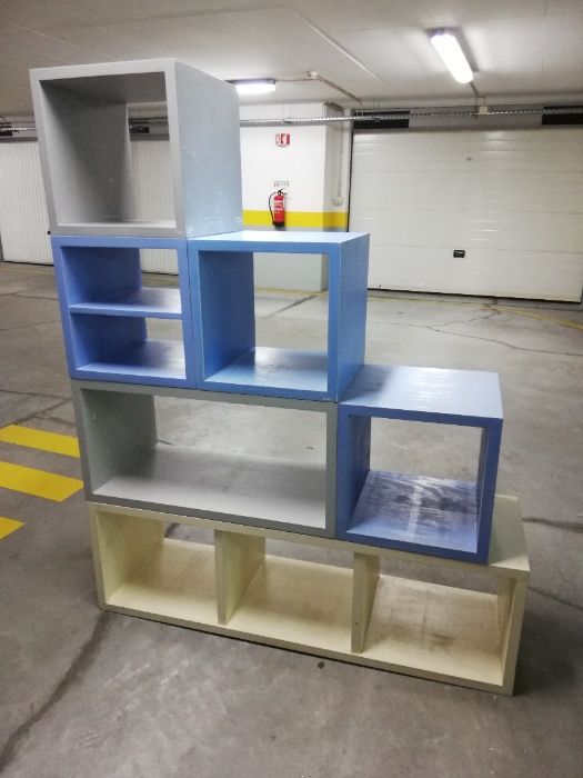 Móvel Cubos - Configurável - quarto de criança