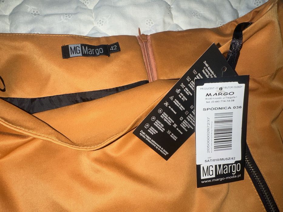 Elegancki komplet zestaw marynarka/żakiet + spódnica rozmiar 42 XL