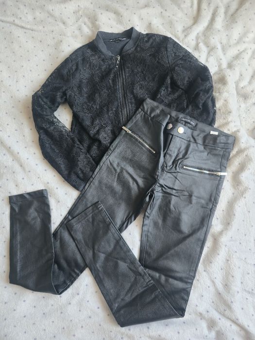 Spodnie Reserved + bluza Reporter r146/152cm