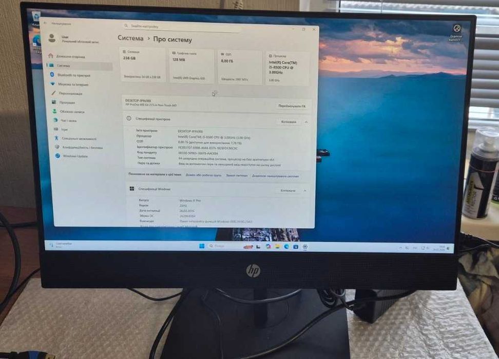 Моноблок HP 600 G4 AiO 21.5" IPS (Core i5-8500/8GB/SSD256GB) Кі-сть!
