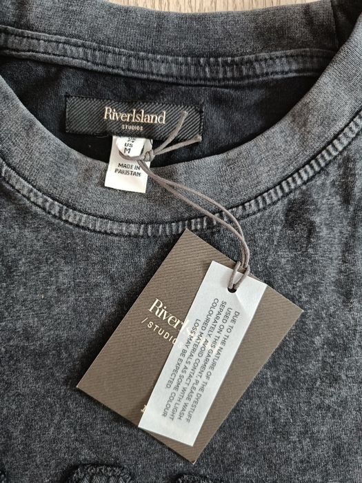 Nowy t-shirt River Island, roz. M, oversize