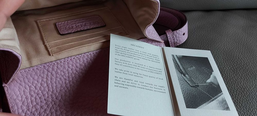 Torba Torebka Saszetka Pasek Decadent copenhagen florence-188 skóra