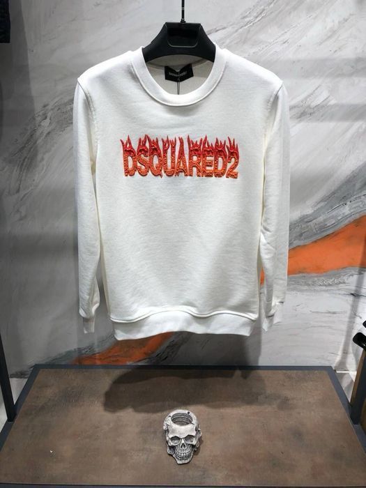 GUESS мужской белый свитшот реглан батник кофта мужская