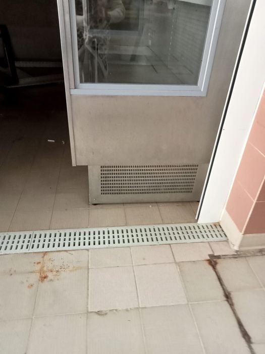 Expositor refrigerador vertical aberto