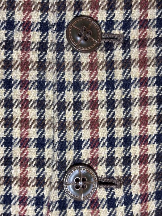 Вінтажний вовняний жакет гусяча лапка оверсайз унісекс