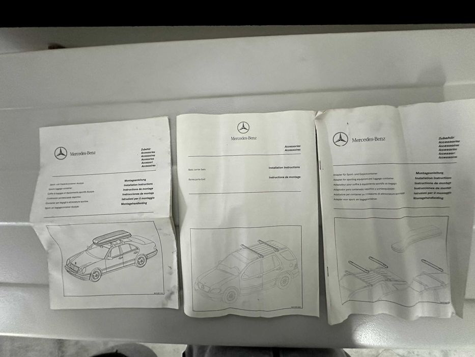 Caixa + barras de tejadilho de grande dimensão MERCEDES BENZ