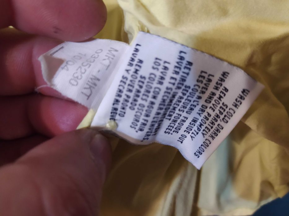 Koszulka damska żółta rozmiar L tommy hilfiger stan dobry