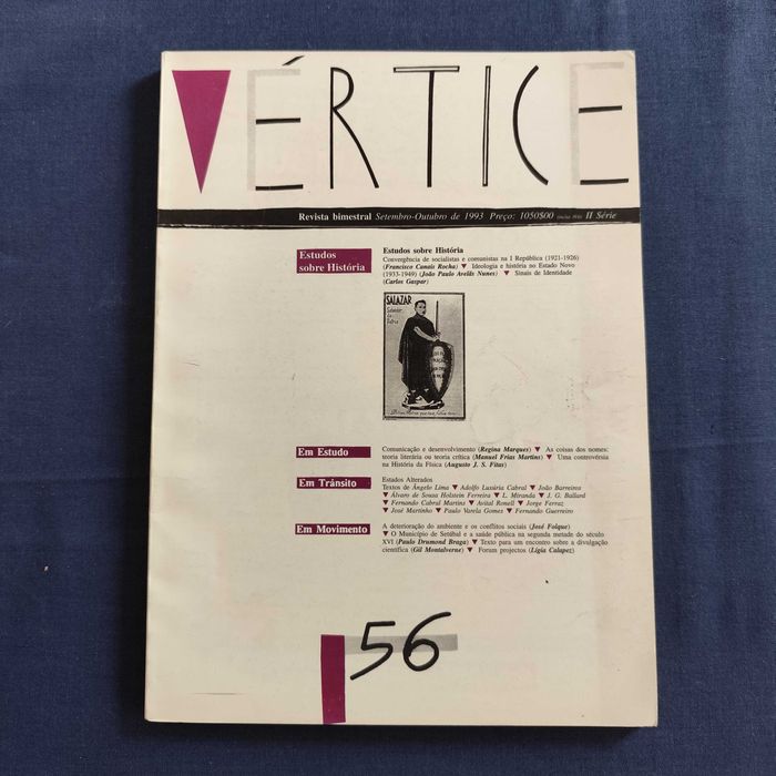 Revista Vértice 56 - Setembro-Outubro 1993