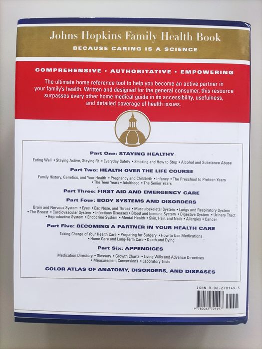Livro Johns Hopkins Family Health Book