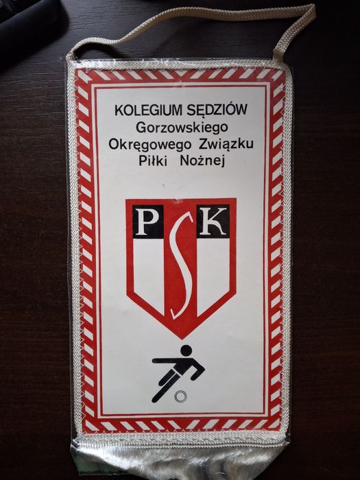 Proporczyk OZPN Gorzów Kolegium sędziów Piłka Nożna