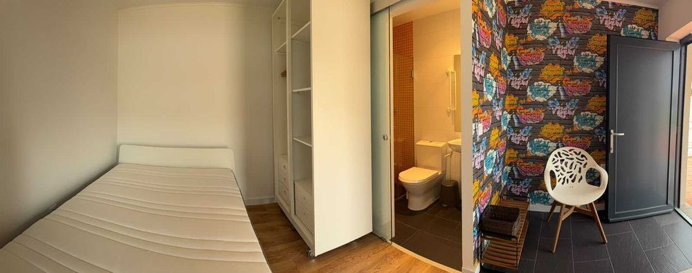 Quarto com casa de banho privativa em Lanhelas — 320 €/mês
