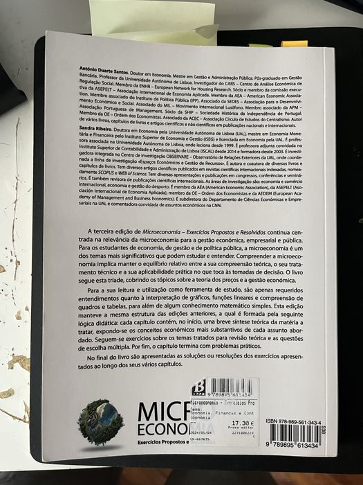 Livro Micro E láconomia 3.ºEdição