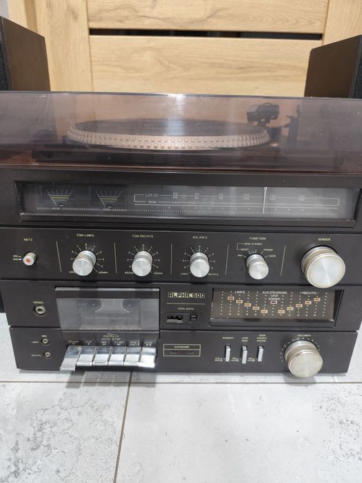 wieża stereo z gramofonem Alpha 500