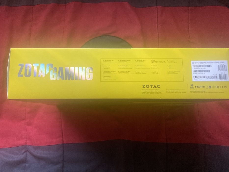 Zotac RTX 3070Ti *NOVA*| Garantia de 5 anos