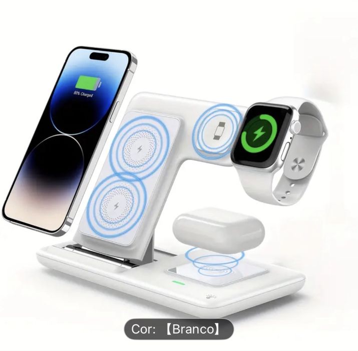 Carregador Wireless 3 em 1