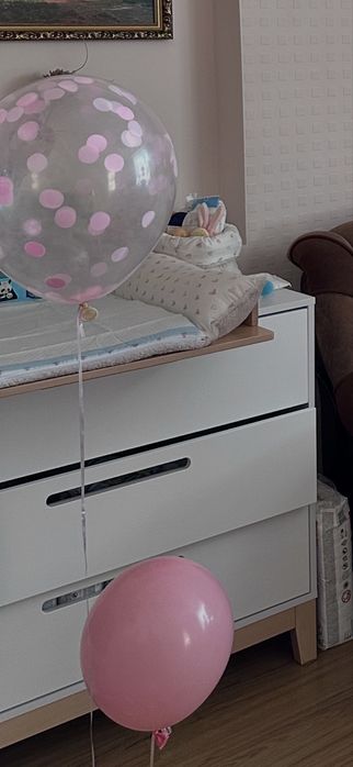Комод білий/пленатор
