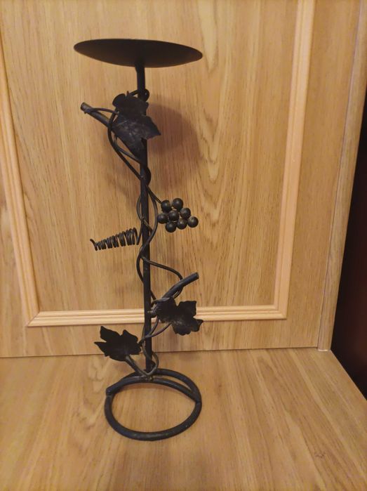 świecznik metalowy