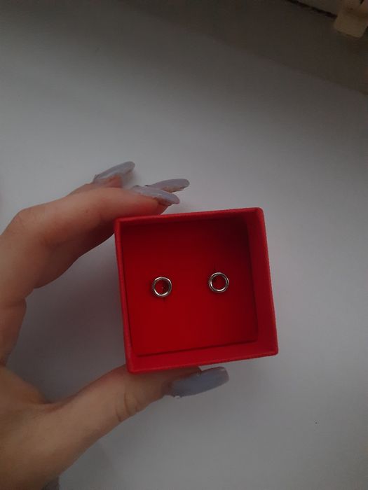 Сережки круглі, гвоздики