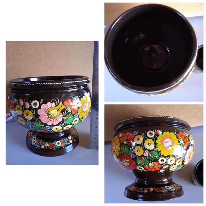 Цукерниця з розписом, ручна робота