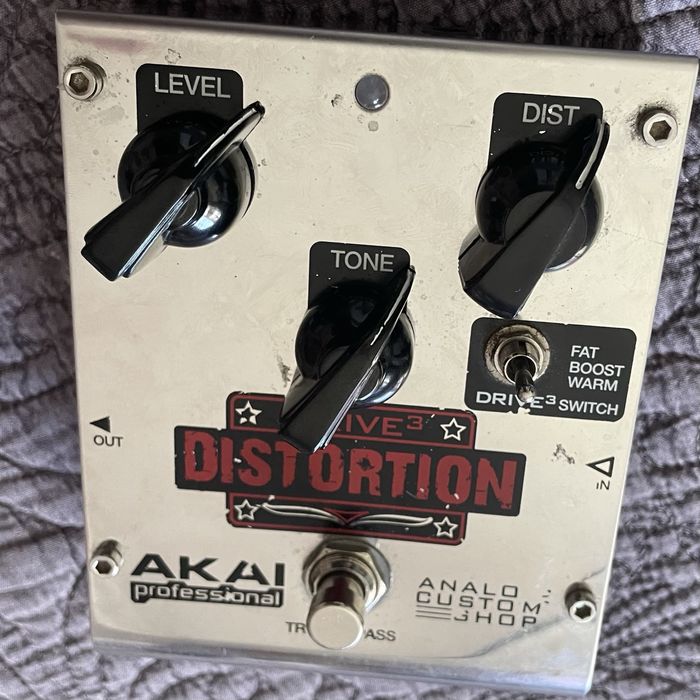 Akai Analog Custom Shop Drive3 Distortion Effects Pedal