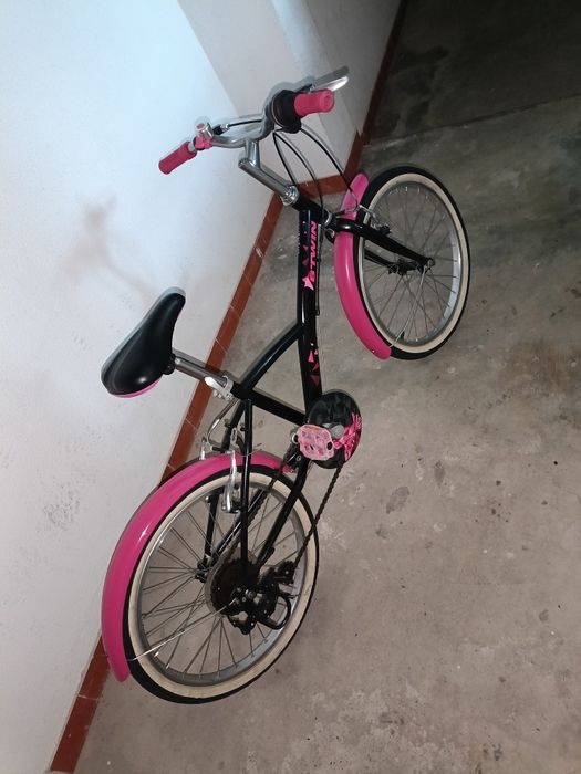 75€ bicicleta roda 20 com mudanças descanso excelente pegar e andar nem risco tem
