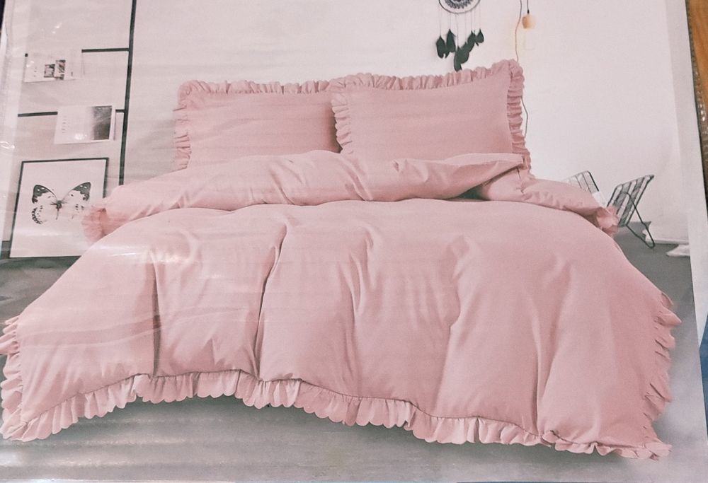 Komplet pościeli Cotton World falbanka