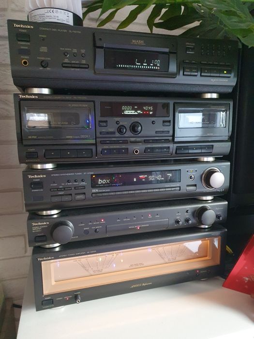 Technics zestaw - gramofon - pilot