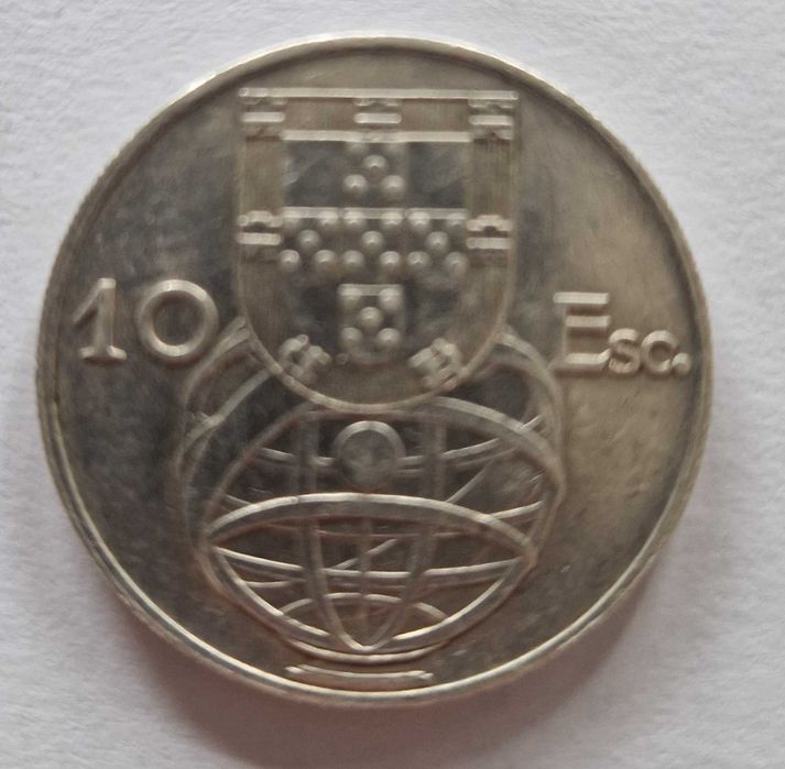 Moeda 10$ Prata / Portugal / 1955
