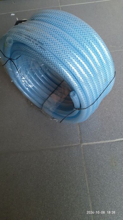 Шланг армований прозорий маслобензостійкий Діаметр 12