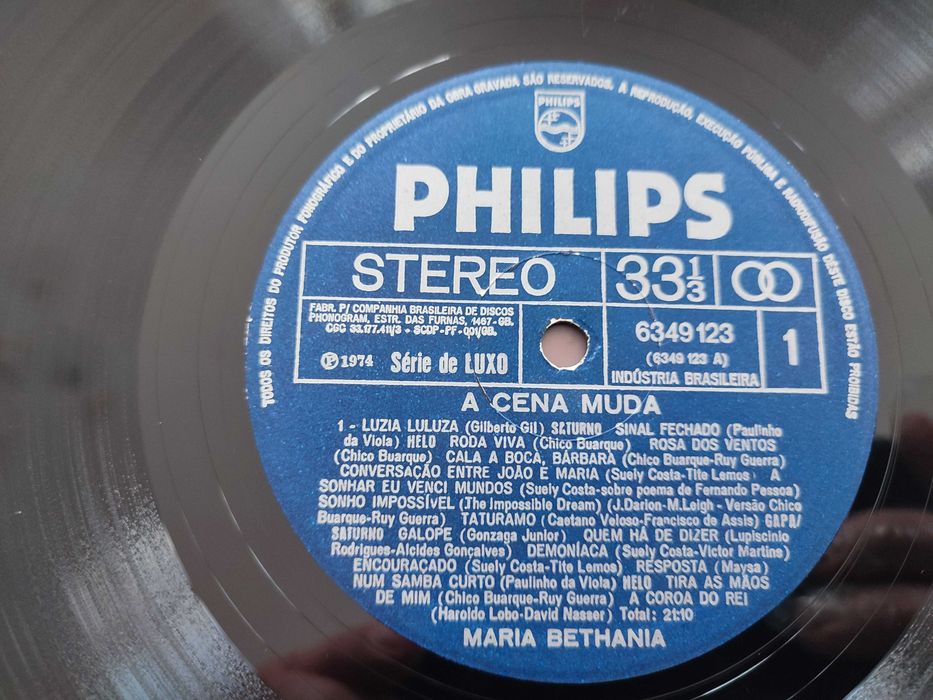 Maria Bethânia  A Cena Muda Vinyl