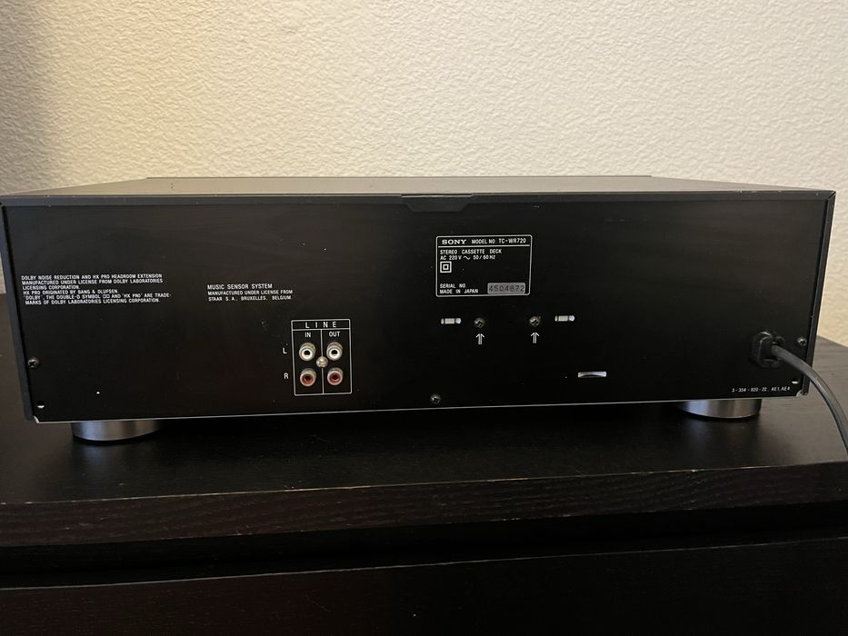 Sony magnetofon deck TC-WR720