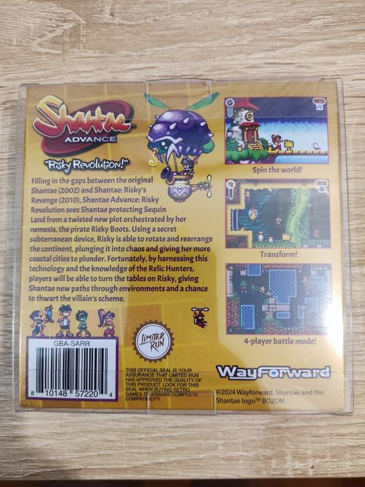 Shantae advance Risky Revolution novo selado