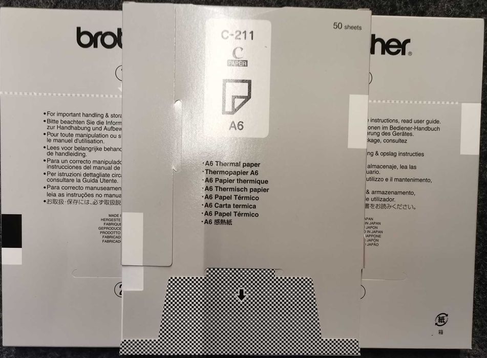 Papel Térmico A6 Brother (C211)